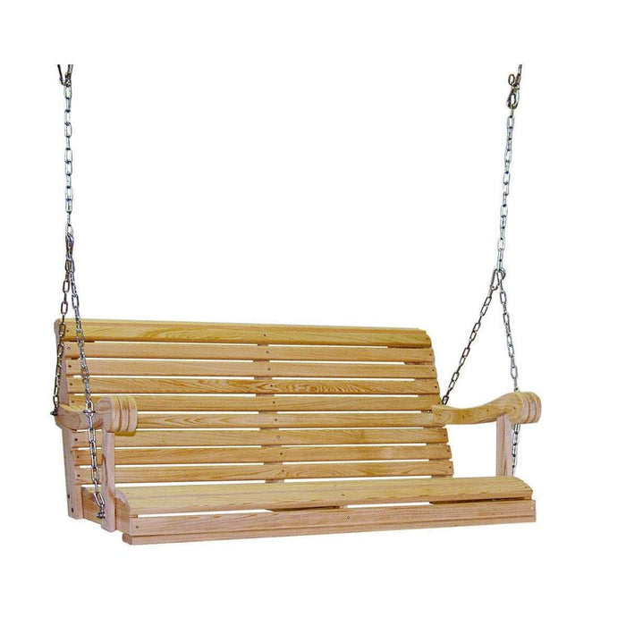 Hershy Way Grandpa Series cypress porch swing, the kind of solid wood swing built to be handed down through a family