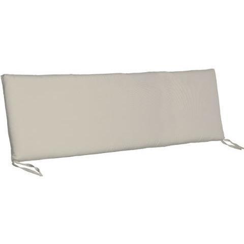 LuxCraft Sunbrella glider swing cushion in natural canvas fabric