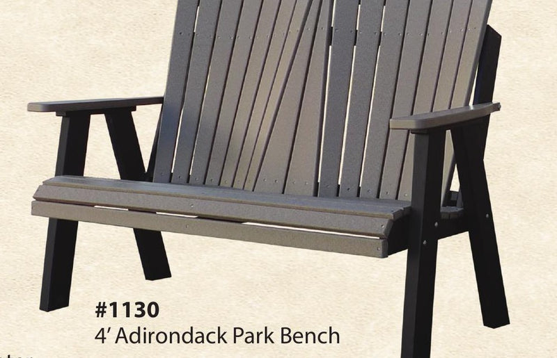 Keystone Poly 4' Adirondack Park Bench