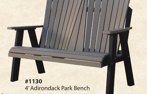 Keystone Poly 4' Adirondack Park Bench