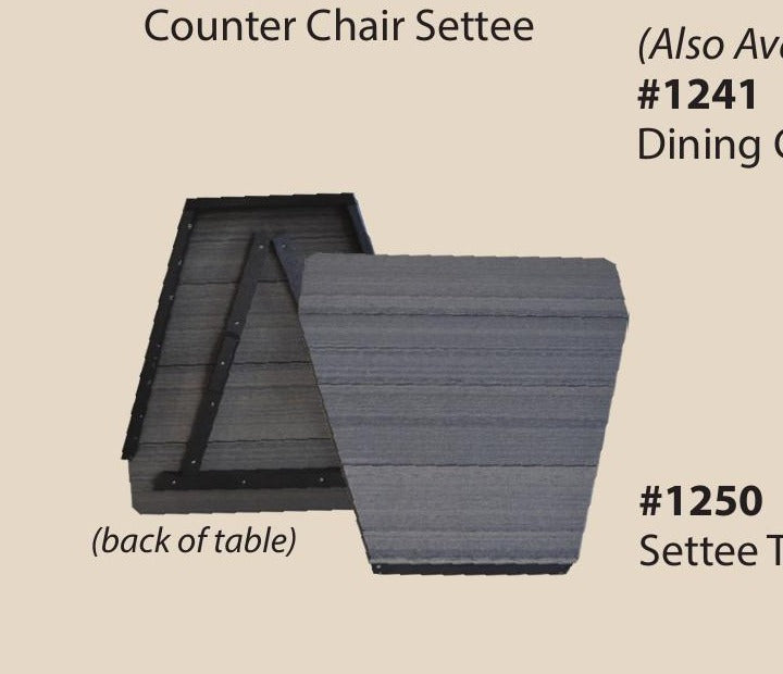 Keystone Poly Adirondack Settee Table