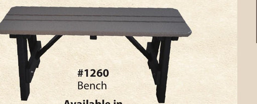 Keystone Poly 58" Adirondack Bench