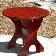 Wooden 24" Round Side Table - view 1