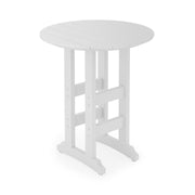 SoPoly 36" Round Bar Table in Destin White (image 1 of 2)