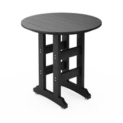 SoPoly 36" Round Counter Table in Black (image 1 of 2)