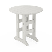 SoPoly 36" Round Counter Table in Heron Gray (image 1 of 2)