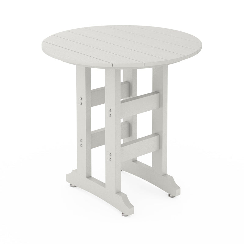 SoPoly 36" Round Counter Table in Heron Gray (image 1 of 2)