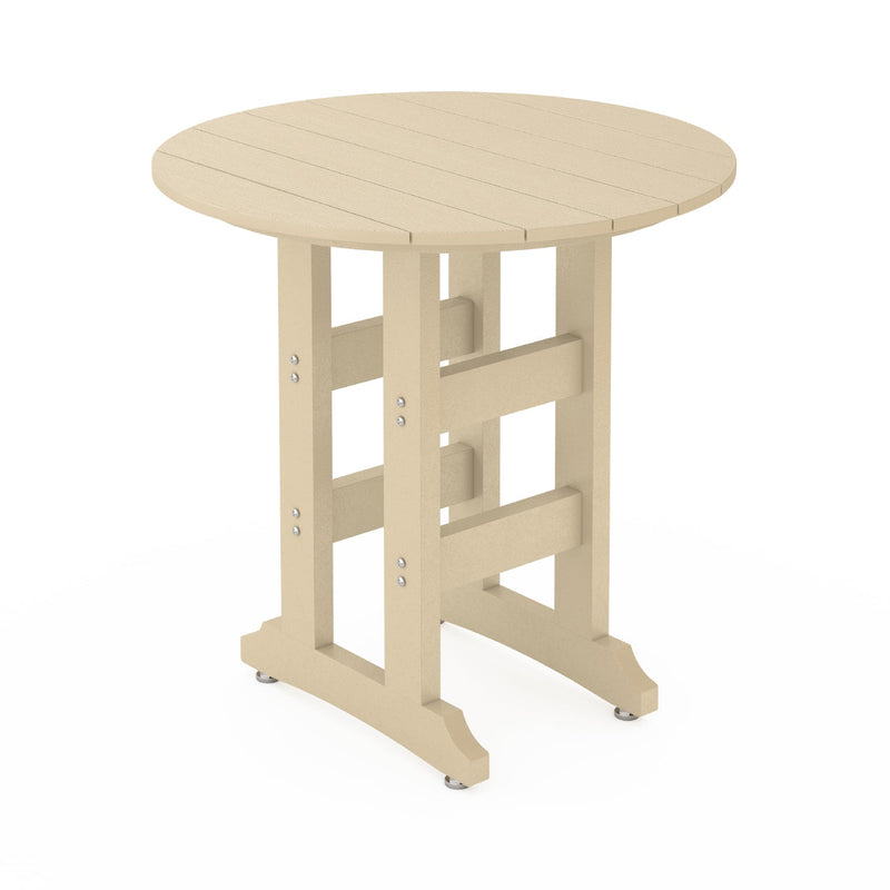 SoPoly 36" Round Counter Table in Tybee Sand (image 1 of 2)