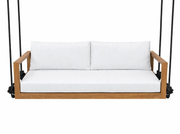 Bimini Teak Porch Swing Bed — Standard — ModHaven, additional view