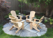 The Classic Adirondack Chair Kit in Clear Cedar