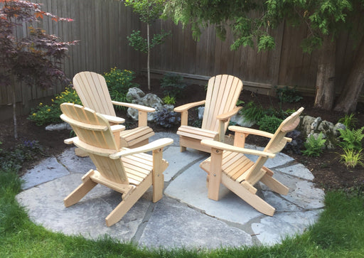 The Classic Adirondack Chair Kit in Clear Cedar