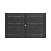 SoPoly 72" Savannah Farmhouse Bar Table in Black (image 2 of 2)