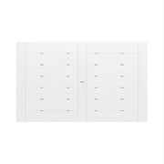 SoPoly 72" Savannah Farmhouse Bar Table in Destin White (image 2 of 2)