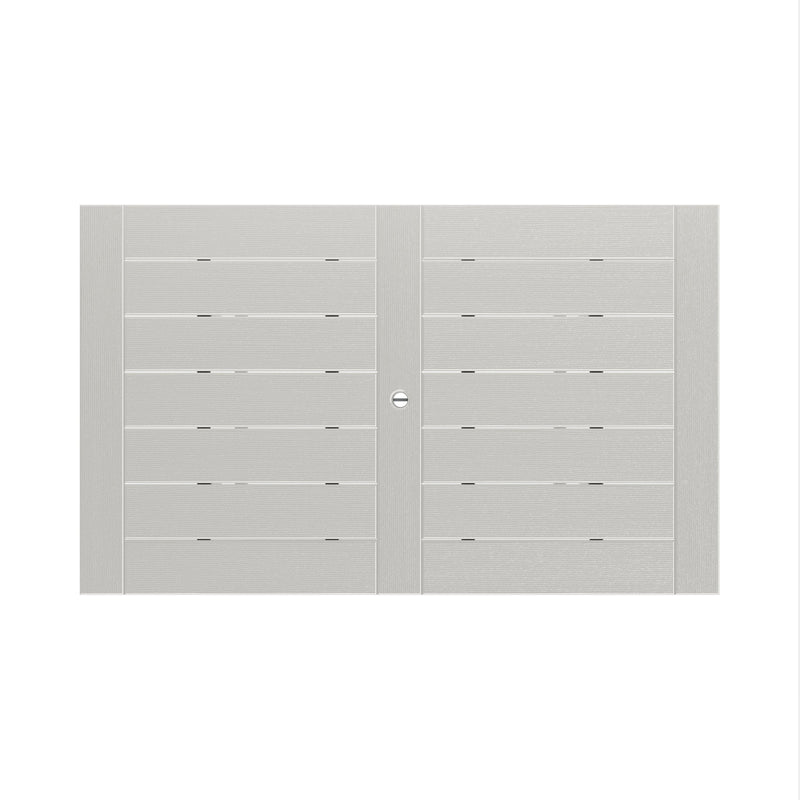 SoPoly 72" Savannah Farmhouse Bar Table in Heron Gray (image 2 of 2)