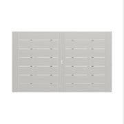 SoPoly 72" Savannah Farmhouse Dining Table in Heron Gray (image 2 of 2)