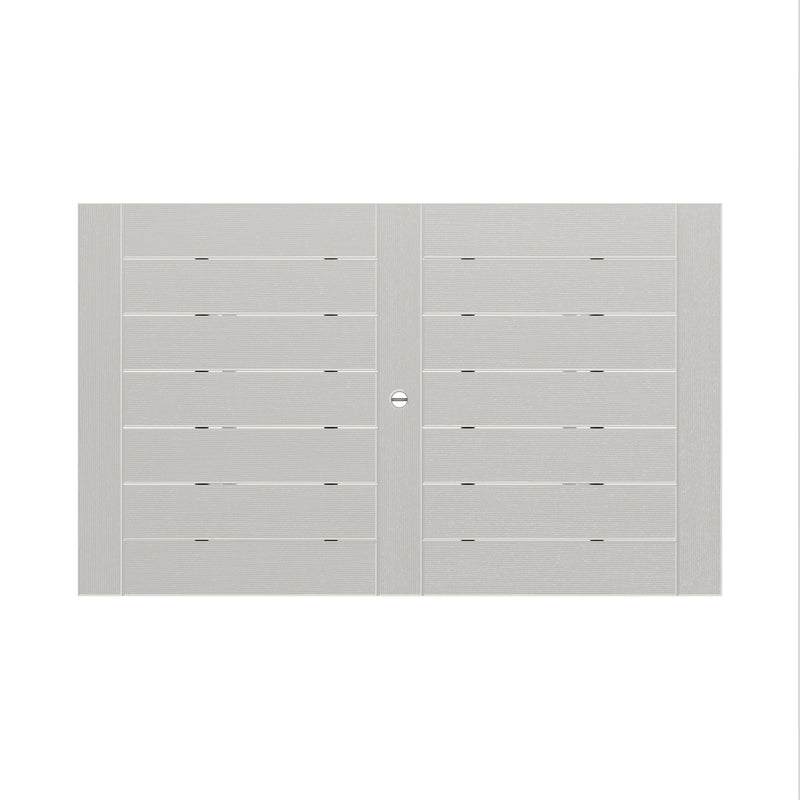 SoPoly 72" Savannah Farmhouse Dining Table in Heron Gray (image 2 of 2)