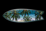 Palm Trees by Ben Hicks – Limited Edition Surfboard Art – view 3