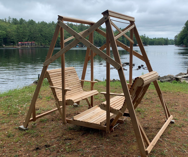 Wooden Classic Garden Swing - view 13