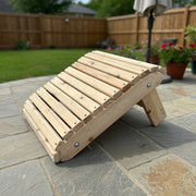 Wooden Classic 2-Position Ottoman (Standard) in Knotted Cedar, Unstained