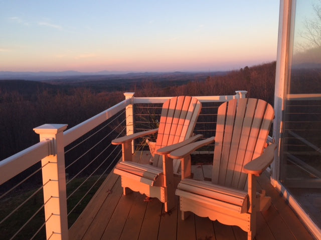 Wooden Classic Adirondack Chair (Standard) in Clear Cedar, Unstained