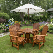 Dining Set for 4 with Pedestal Table - view 8