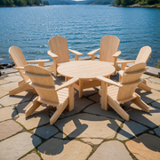 Wooden Royal Social Set for 6 in Clear Cedar, Unstained