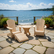 Wooden Royal Patio Set in Clear Cedar, Unstained