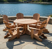 Wooden Royal Picnic Set for 6 in Clear Cedar, Unstained