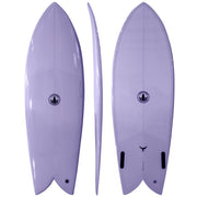 The Finlet Twin Fin Fish Surfboard – Lilac EPS