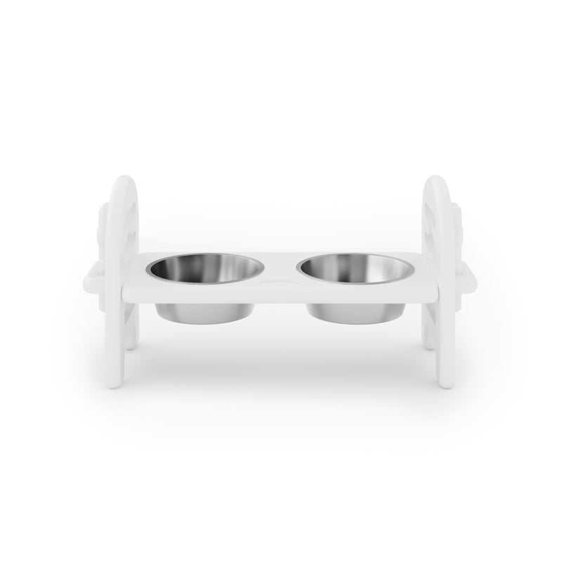 SoPoly Pet Bowl Large in Destin White, front view