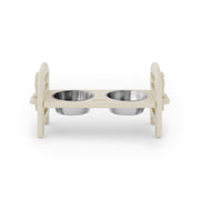 SoPoly Pet Bowl Large in Tybee Sand, front view