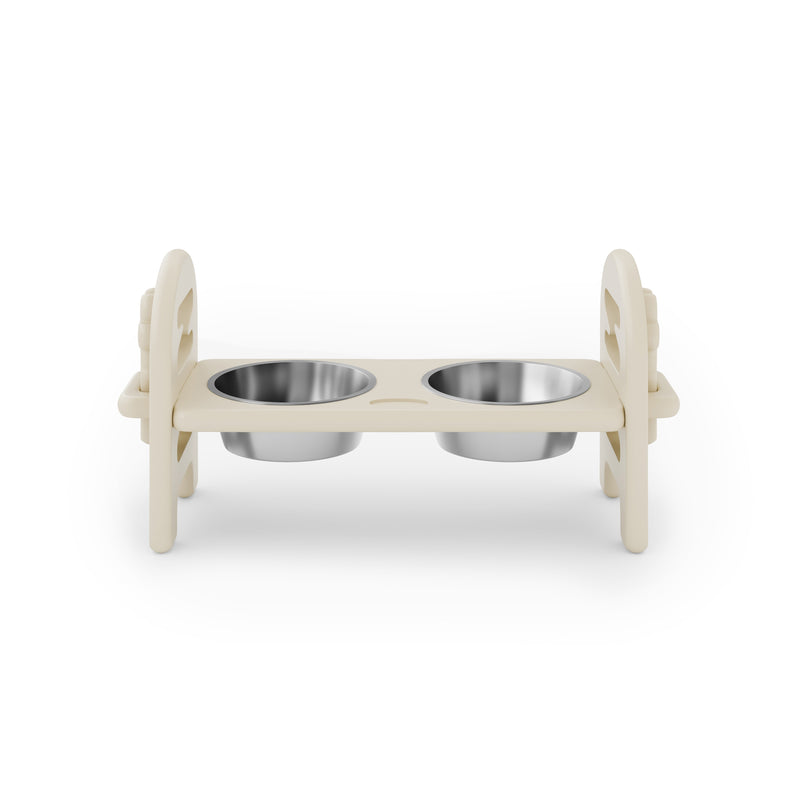 SoPoly Pet Bowl Large in Tybee Sand, front view