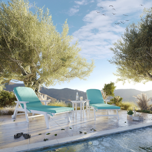 SoPoly Flat Chaise Lounge — SoPoly outdoor poly furniture (image 2 of 5)