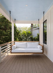 Del Mar Teak Porch Swing Bed — Standard — ModHaven