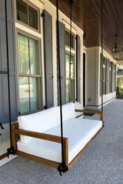 Bimini Teak Porch Swing Bed — Standard — ModHaven, additional view