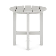 SoPoly 18" Classic Round Side Table in Heron Gray (image 2 of 3)