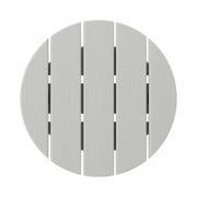 SoPoly 18" Classic Round Side Table in Heron Gray (image 3 of 3)