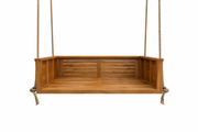 Sedona Teak Porch Swing Bed — Small — ModHaven, additional view