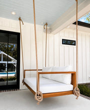 Delray Teak Porch Swing Bed — Standard — ModHaven, additional view