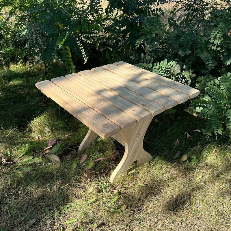 Wooden 24" Square Side Table - view 2