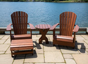 Wooden Royal Patio Set in Brazilian Walnut, Oiled Fully Assembled