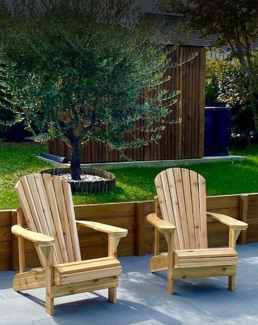 Americana Adirondack Kit Chair (Non-Folding) in Knotted Cedar, Unstained