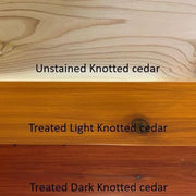 Traditional Giant in 5', Knotted Cedar, Unstained