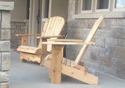 The Royal Adirondack Chair Kit in Knotted Cedar