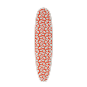 The Tangerine Tropics Print – Floral Surfboard Wall Art – view 2