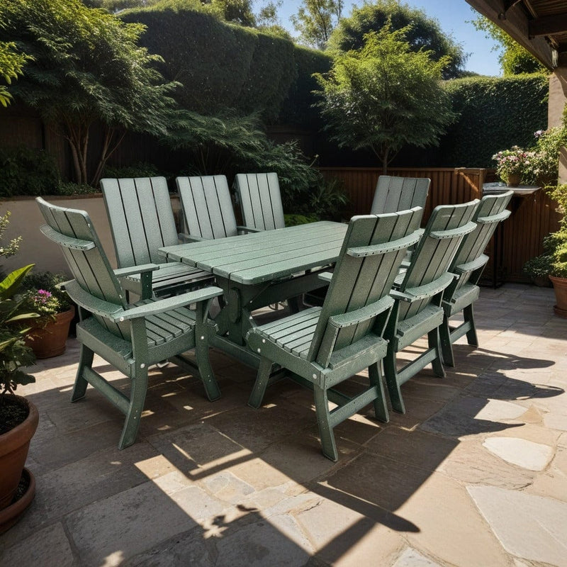 Wooden Modern Dining Set for 8 with 6' Table - view 2