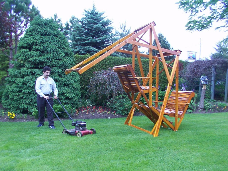 Wooden Classic Garden Swing - view 2