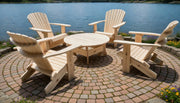 Wooden Royal Social Set for 4 in Knotted Pine, Unstained