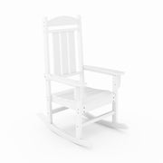SoPoly Callaway Porch Rocker in Destin White