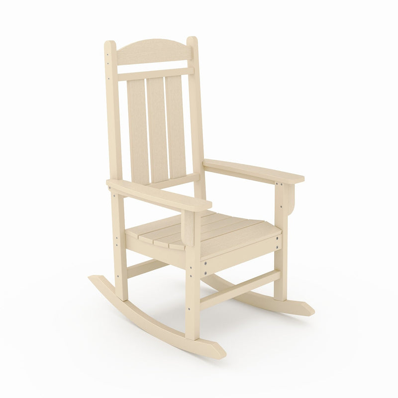 SoPoly Callaway Porch Rocker in Tybee Sand
